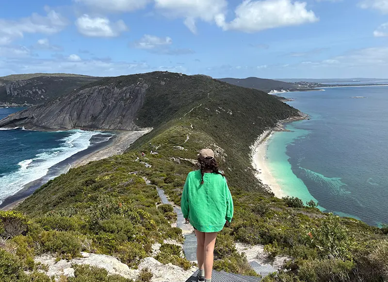 Hiking along the coast of Southwest Australia