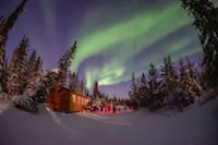 Nat Hab's Aurora Cabin, Churchill, Manitoba.