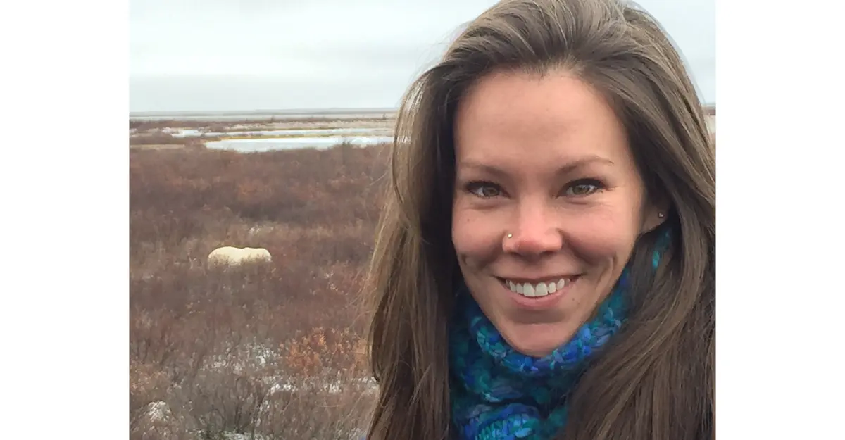 On the Polar Rover searching for polar bears in Churchill, Manitoba. There’s just something about the North!