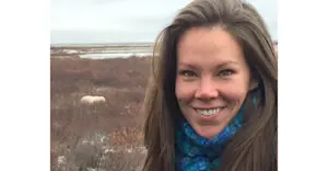 On the Polar Rover searching for polar bears in Churchill, Manitoba. 