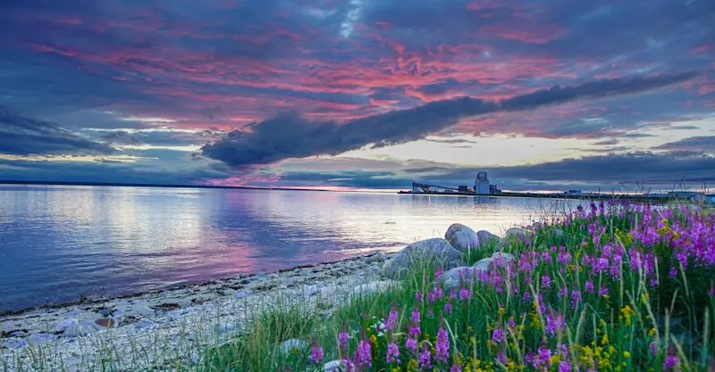 Churchill River sunset