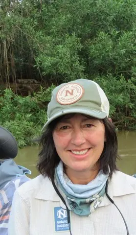 Spotted a lounging wild cat along the river in Brazil. 