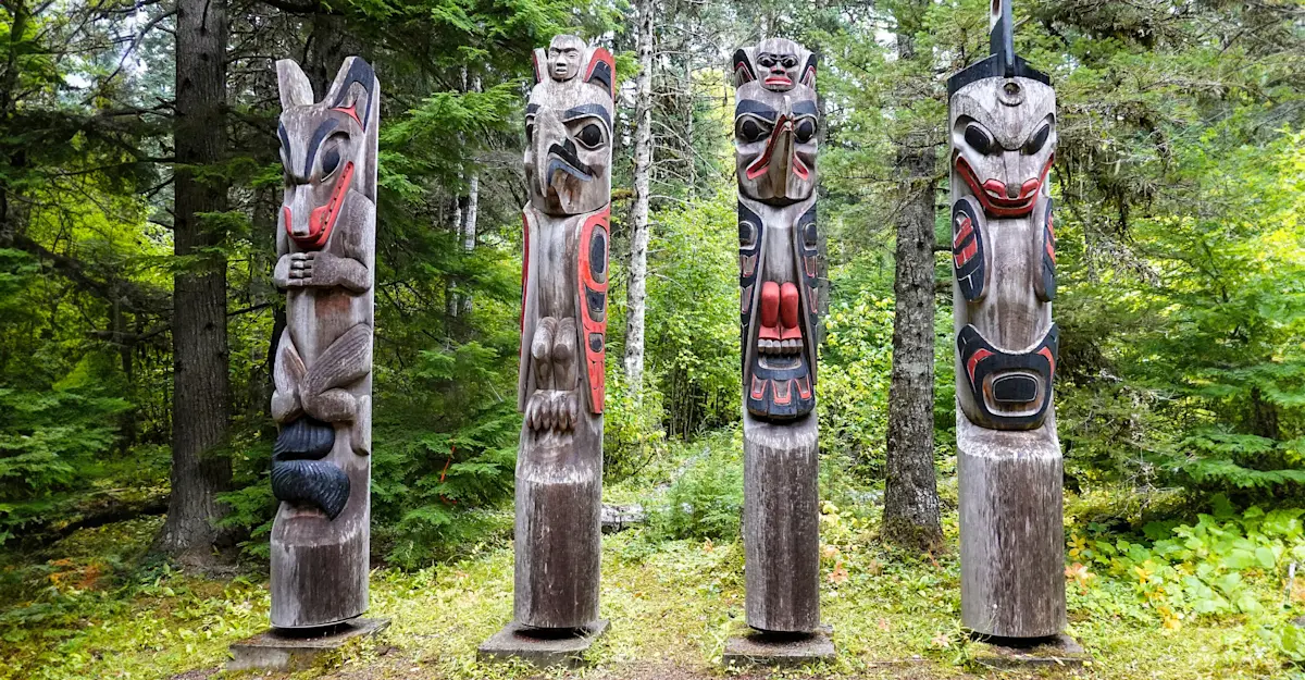 Totems, Terrace, British Columbia.