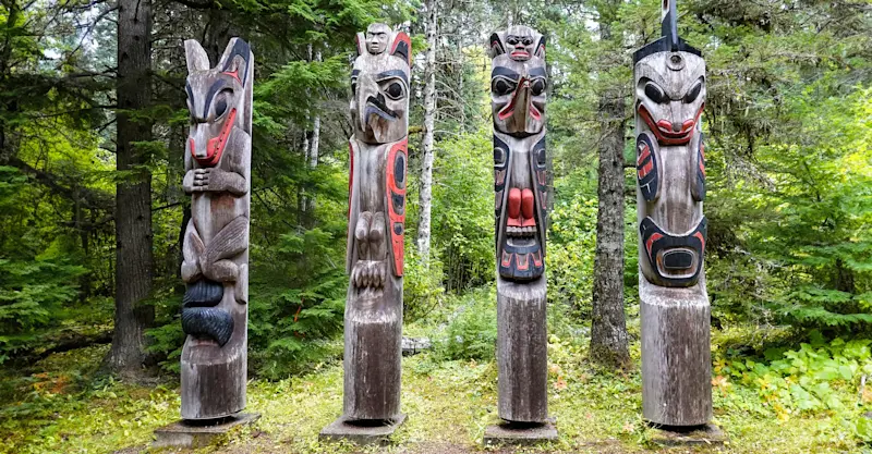 Totems, Terrace, British Columbia.