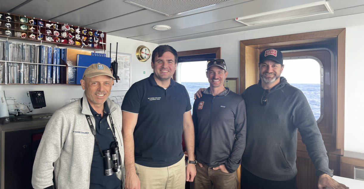 Nat Hab guests and Expedition Leader, Antarctica.