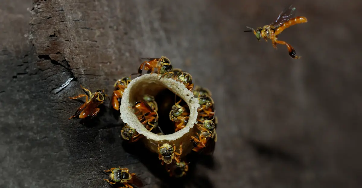 Jatai bees — a stingless focal species, Monteverde Cloud Forest Reserve, Costa Rica.
