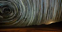 Star trails, Namibia