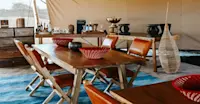 Main tent interior