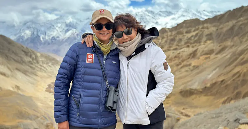 Nat Hab guests, Ladakh, India.