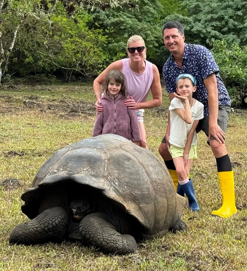 Tortoise Camp in Galapagos. 