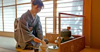 Private tea ceremony, Japan.