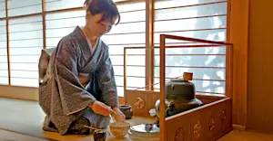 Private tea ceremony, Japan.