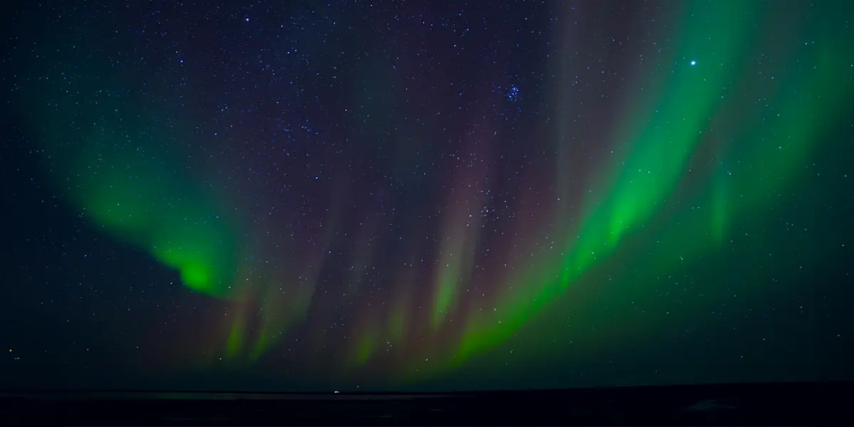 Northern lights, Churchill, Manitoba.