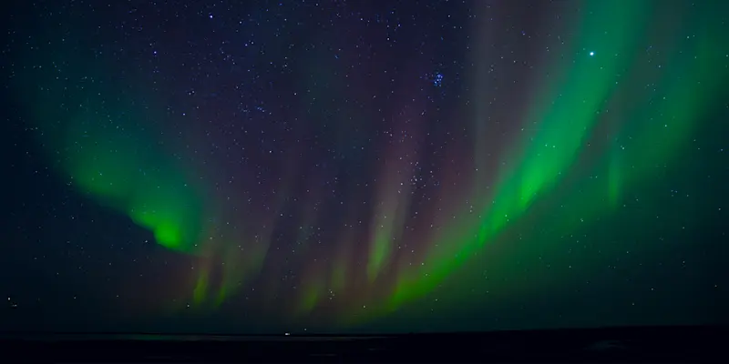 Northern lights, Churchill, Manitoba.