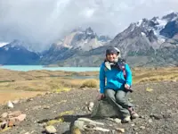 Hiking & Condor Viewing in Patagonia, Torres del Paine National Park, Chile.
