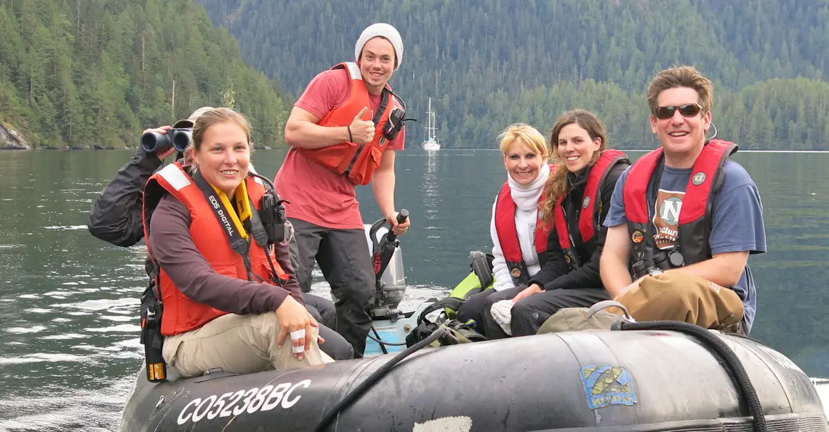 Near the Great Bear Rainforest in British Columbia, Canada.