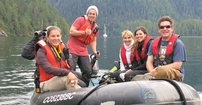 Near the Great Bear Rainforest in British Columbia, Canada.
