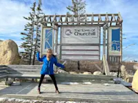 Visiting the polar bear capital of the world, Churchill, Manitoba.