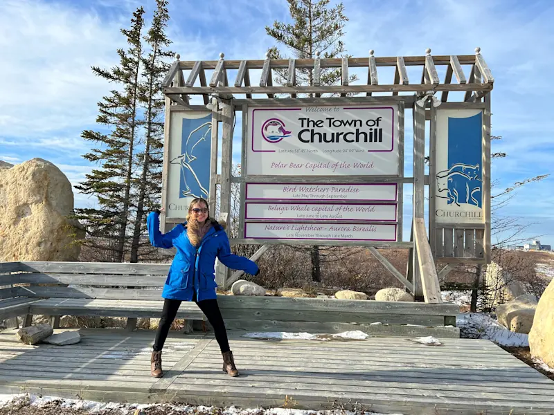 Visiting the polar bear capital of the world, Churchill, Manitoba.
