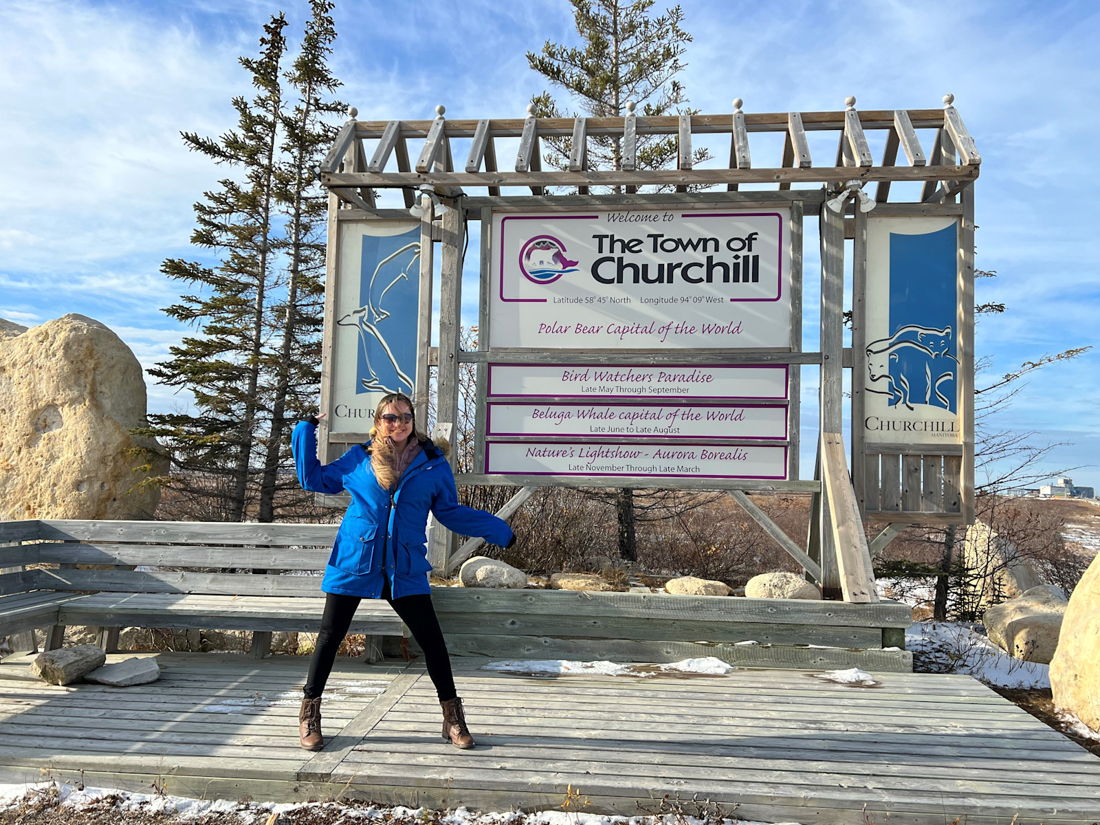 Visiting the polar bear capital of the world, Churchill, Manitoba.