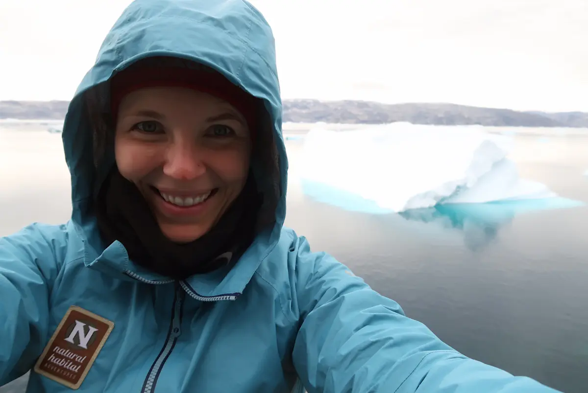 Lunch with icebergs! Greenland, 2018.