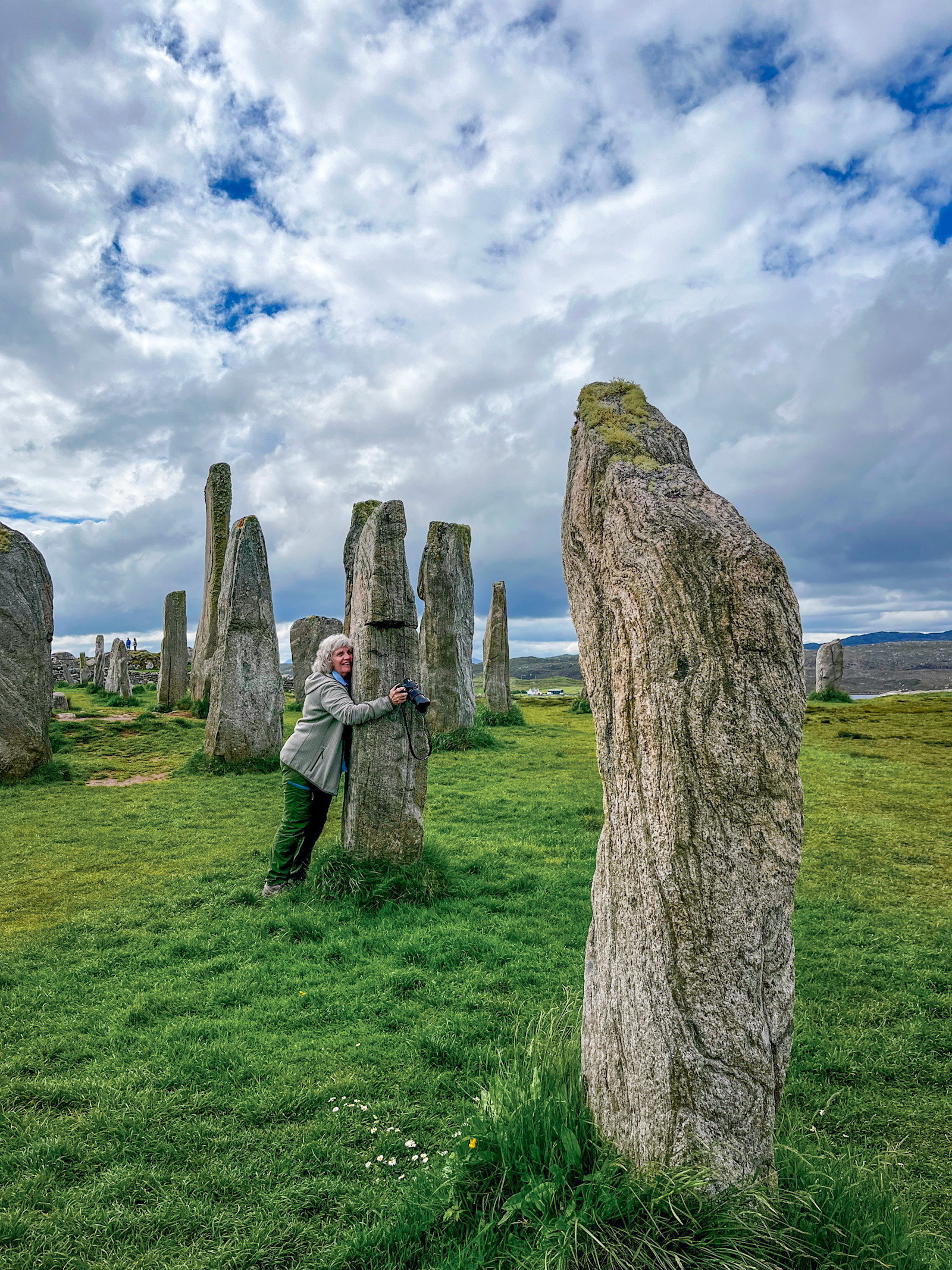 Nat Hab guest, Callanish Standing Stones, Scotland.