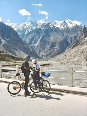 Exploring the Karakoram Mountains of Northern Pakistan on the way to China.