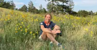 Nat Hab guest, Yellowstone National Park, Wyoming.