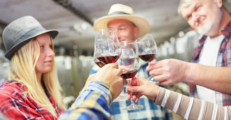 Private wine tasting, Montalcino, Italy.