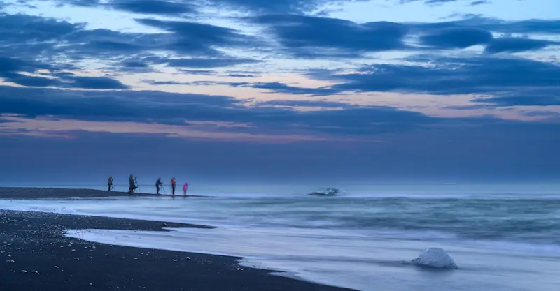 Nat Hab Photo Guests, Diamond Beach, Iceland