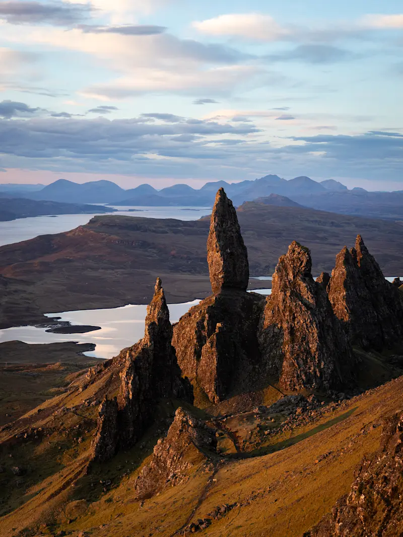 Old Man of Storr, Isle of Lewis, Scotland.
