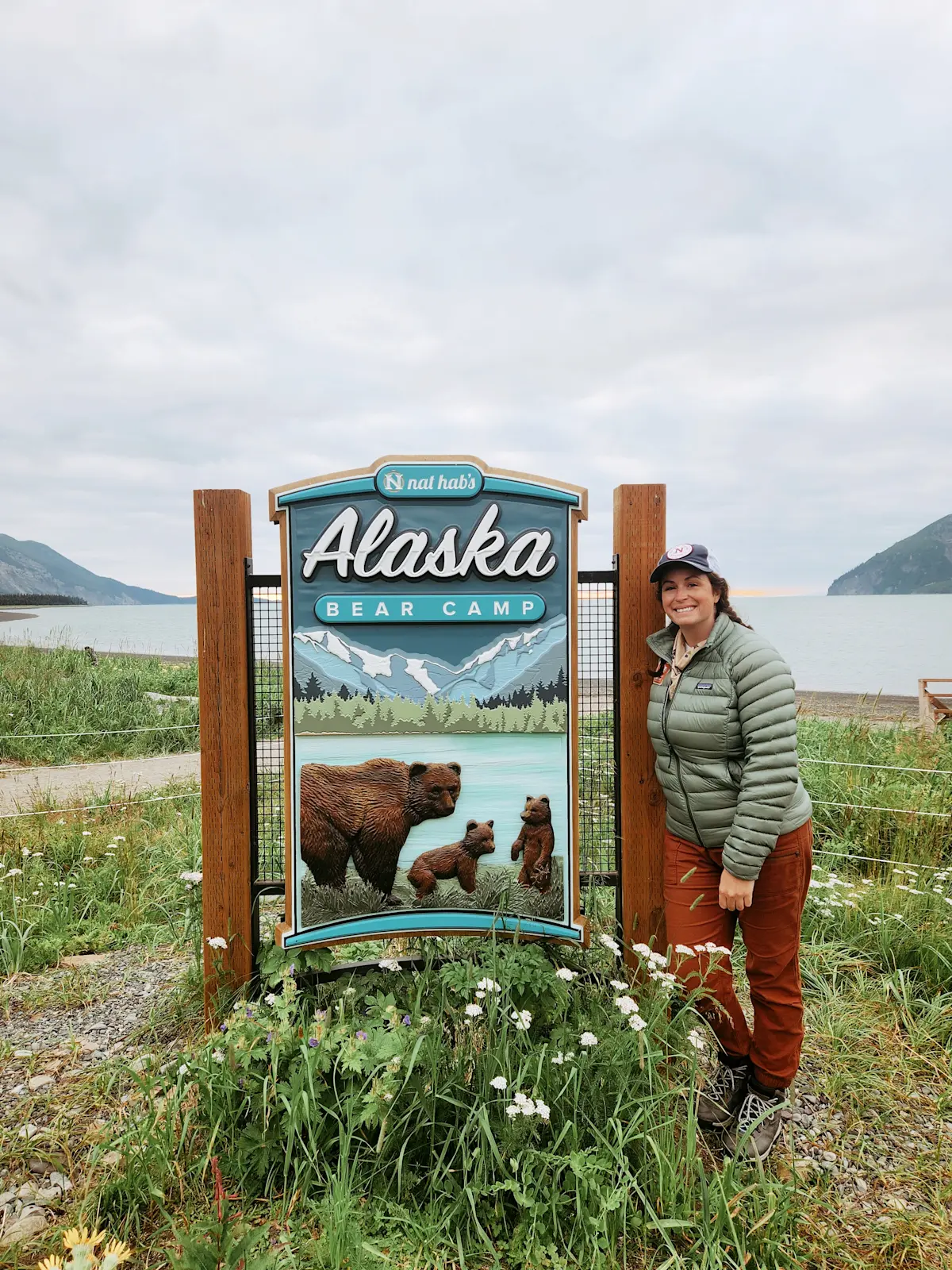 On a Nat Hab trip; Alaska Bear Camp. 