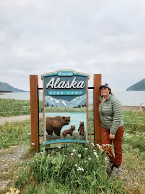 On a Nat Hab trip; Alaska Bear Camp. 