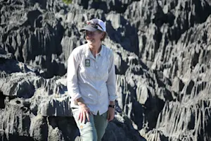 Exploring Tsingy de Namoroka National Park, Madagascar.