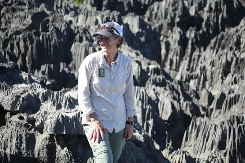 Exploring Tsingy de Namoroka National Park, Madagascar.
