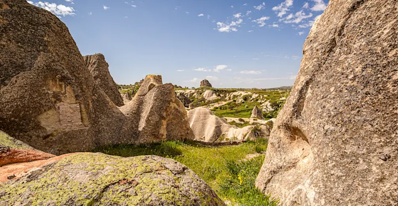 Fairy chimneys, UNESCO World Heritage site, Cappadocia, Turkey.
