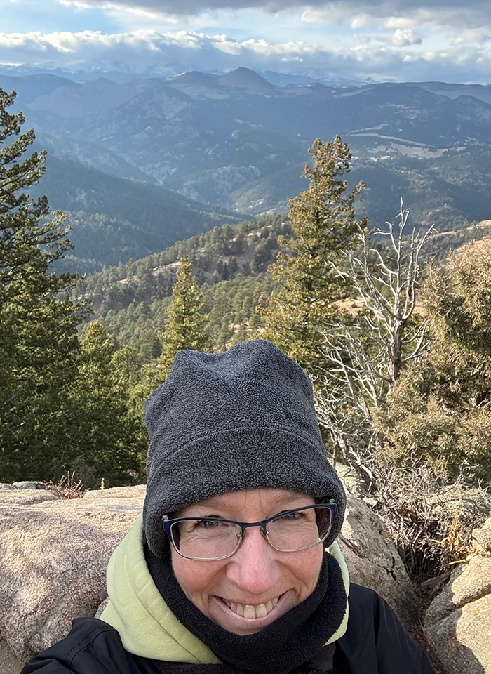 Traversing Colorado’s Flagstaff Mountain along the Ute Trail.
