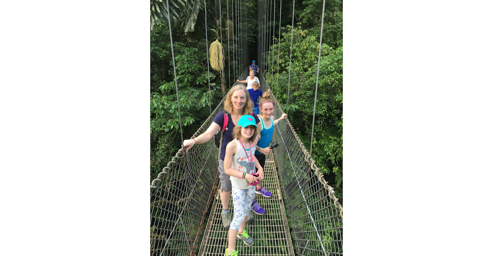 Hanging bridges, Costa Rica. 