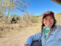 Selfie with an Elephant in Botswana. 