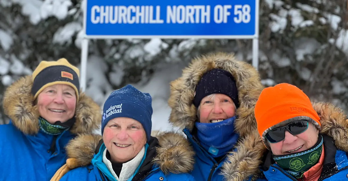 Nat Hab guests, Churchill, Manitoba.