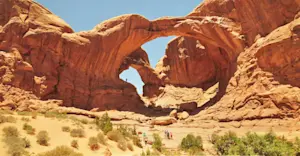 Double Arch, Arches National Park, Utah.