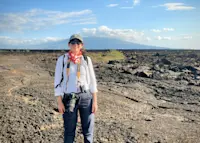 Lava walk in the Galapagos. 