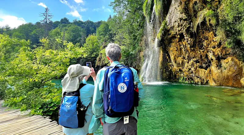 Nat Hab guests, Plitvice Lakes National Park, Croatia.