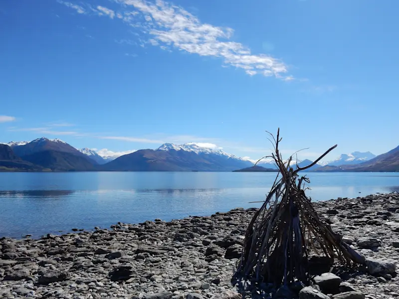 Lake Wakatipu, New Zealand.