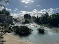 Thermal pools in Tuscany