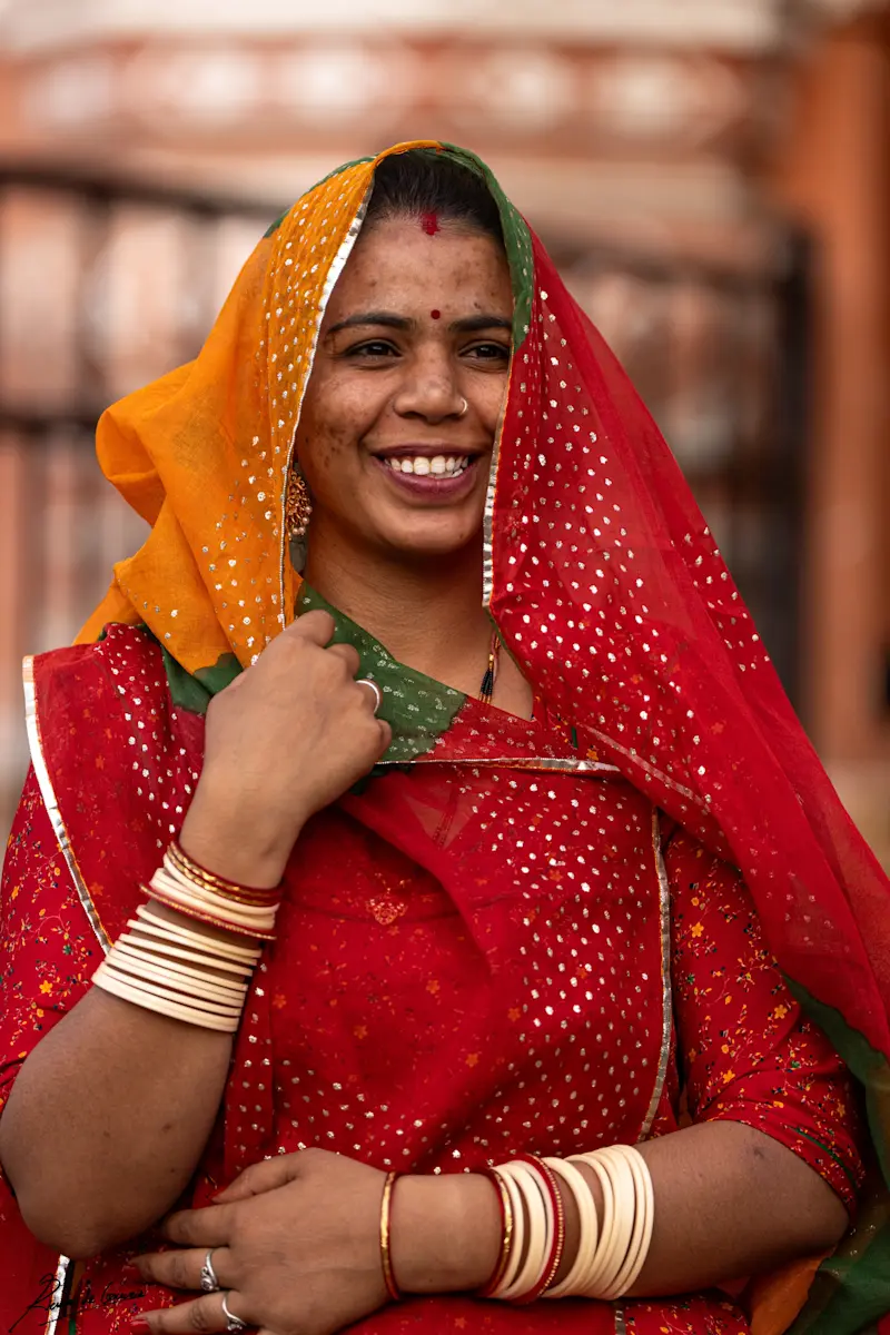 Local woman, India.