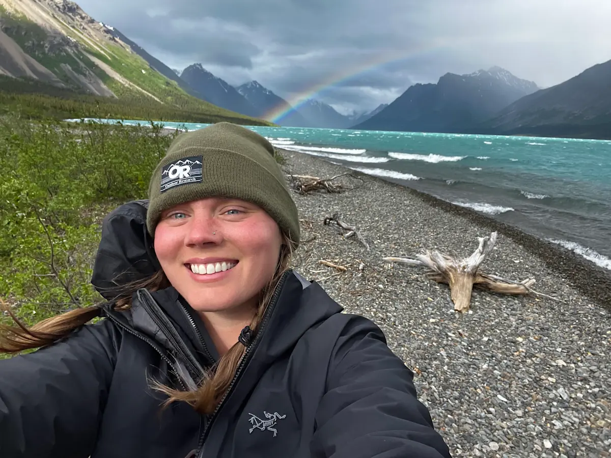 Camping in Lake Clark National Park, Alaska.