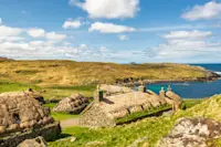 Gearrannan Blackhouse Village, Scotland.