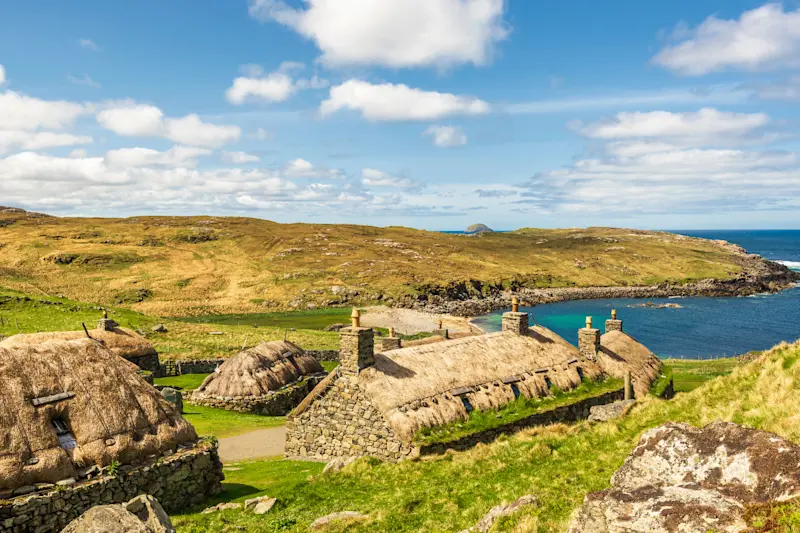Gearrannan Blackhouse Village, Scotland.