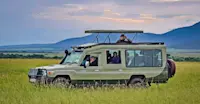 Earthwatch Expeditions Field Vehicle, Maasai Mara, Kenya.